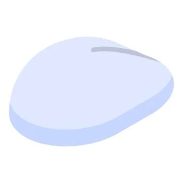 Modern computer mouse icon, isometric style Stock Illustration