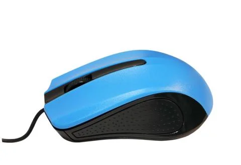 Modern Computer mouse isolated on white. Stock Photos