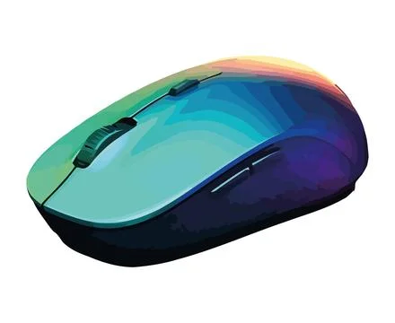 Modern computer mouse symbol Stock Illustration