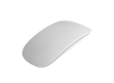 Modern computer mouse on white background Stock Photos