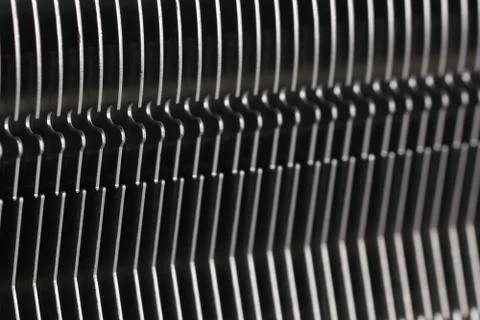 Modern computer processor cooler or radiator or heat sink Foto stock