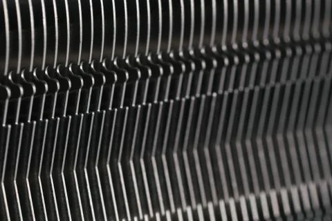 Modern computer processor cooler or radiator or heat sink Stock Photos