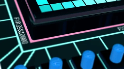 Modern computer processor (CPU) animatio... | Stock Video | Pond5