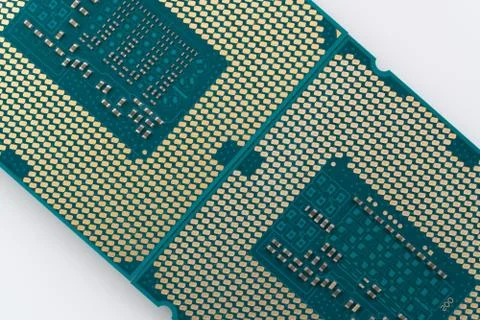 Modern computer processor Stock Photos