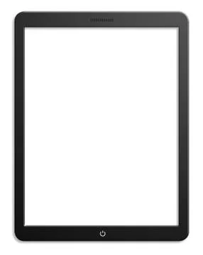 Modern computer tablet with blank screen Stock Illustration