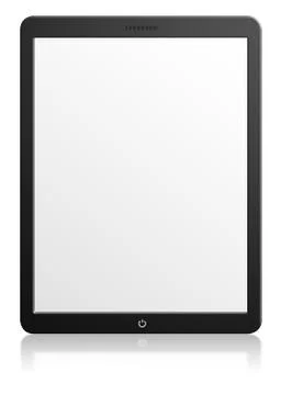 Modern computer tablet with blank screen Stock Illustration