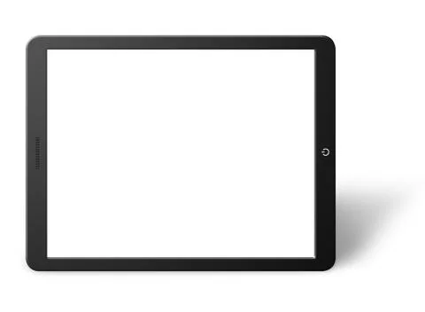 Modern computer tablet with blank screen Stock Illustration