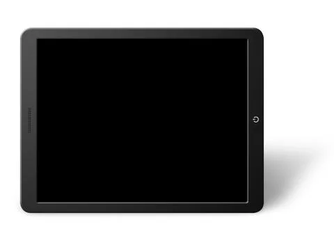 Modern computer tablet with blank screen Stock Illustration