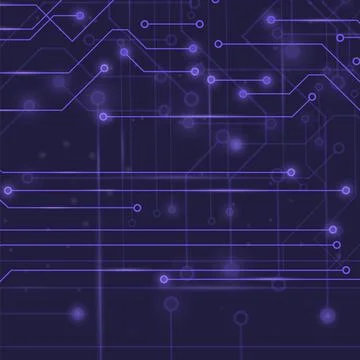 Modern Computer Technology Blue Background. Modern Computer Technology Blu... Stock-Fotos