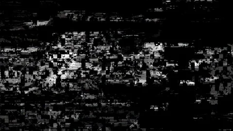 Modern computer technology failure digital databending noise glitch overlay o Stock Footage 93508157