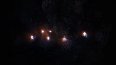 Modern computer virus. Burning virus. 40 Stock Footage 91039571