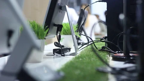 Modern computers Stock Footage 87135550