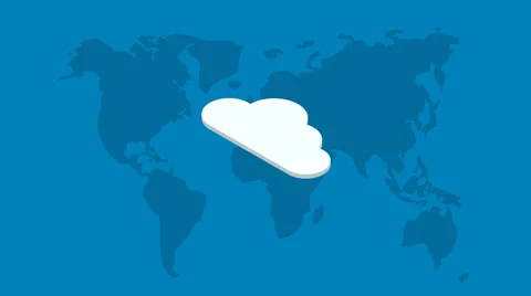 Modern concept isometric computer cloud infographic with app 動画素材 61248635
