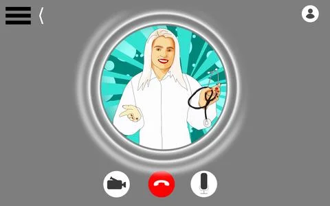 Modern concept web banner design on hand holding mobile phone with medical as 스톡 일러스트