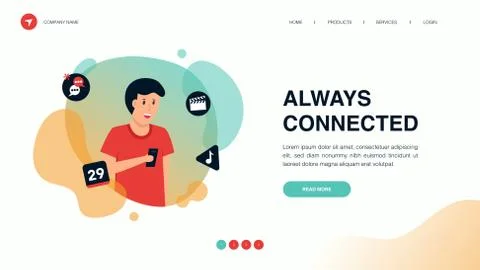 Modern concepts of development and teamwork Stock Illustration