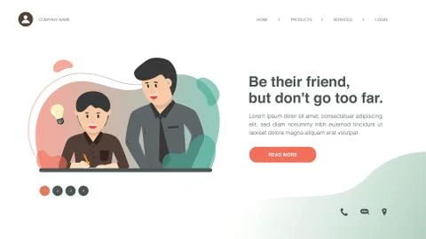 Modern concepts of development and teamwork Illustrazione stock