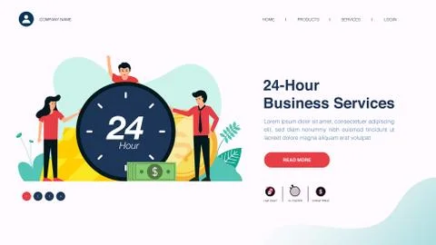 Modern concepts of development and teamwork Illustrazione stock