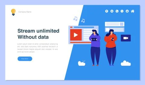 Modern concepts of development and teamwork Illustrazione stock