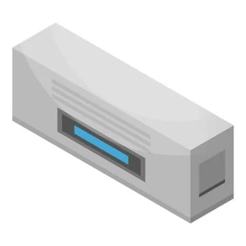 Modern conditioner icon, isometric style Ilustración de archivo