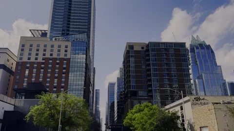 Modern constructions of buildings around the world. Stock Footage 302406059