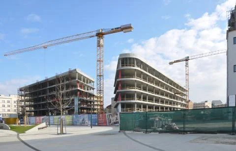 Modern construkcion Stock Photos