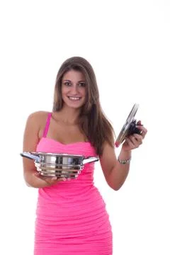 Modern cooking Stock Photos