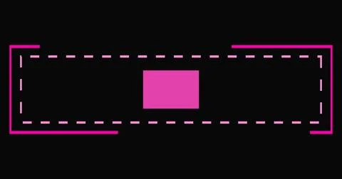 Modern cool-designed color lower third in 4K alpha channel. Stunning 4K-alp.. Stock Illustration
