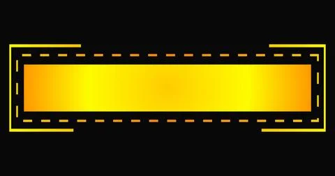 Modern cool-designed color lower third in 4K alpha channel. Stunning 4K-alp.. Stock Illustration