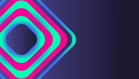 Modern cool shape neon glow gradient background template for business corpora Stock Illustration