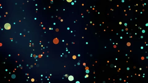 Modern Cool &amp; trendy multicolored dots smooth motion Stock-Footage 139146682