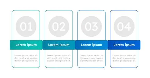 Modern corporate empty infographic template Stock Illustration