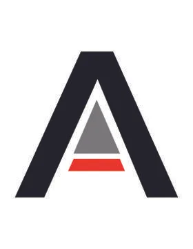 Modern corporate A logo Stock Illustration