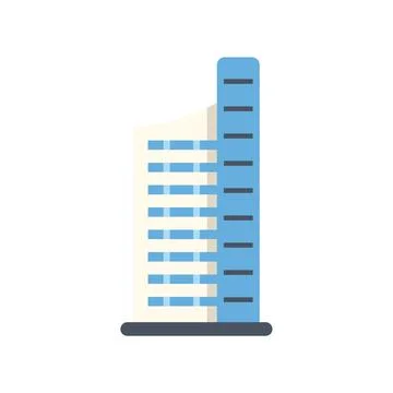 Modern corporate skyscraper building representing business architecture Ilustração Stock