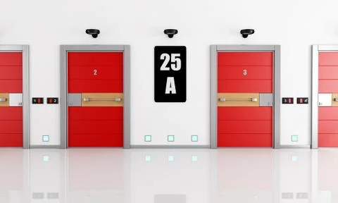 Modern corridor Stock Illustration