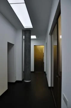 Modern corridor Stock Photos