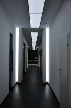 Modern corridor Stock Photos