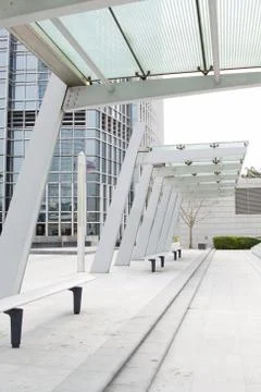 Modern corridor Stock Photos