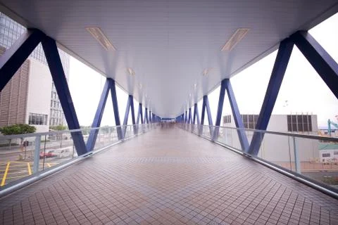 Modern corridor Stock Photos