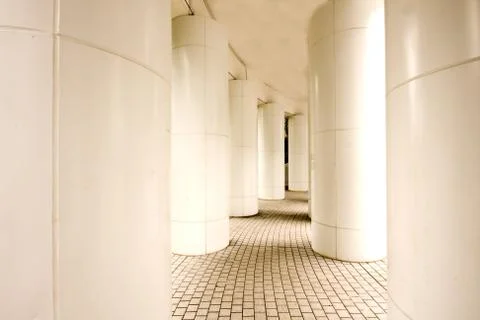 Modern corridor Stock Photos