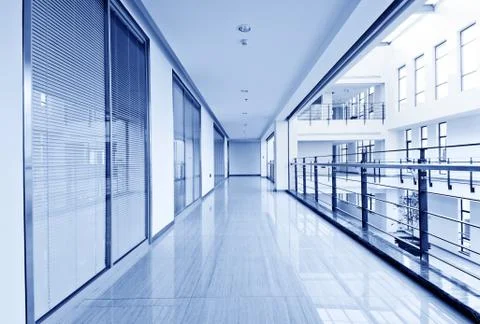 Modern corridor Stock Photos