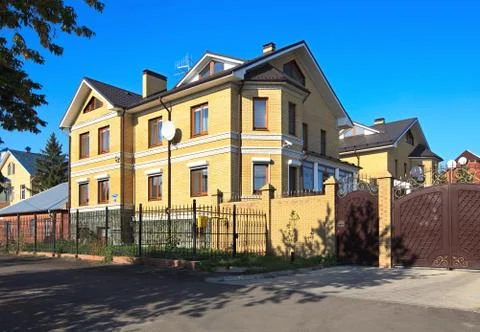 Modern cottage. Fotos Stock