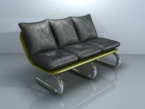 Modern couch Stock Illustration