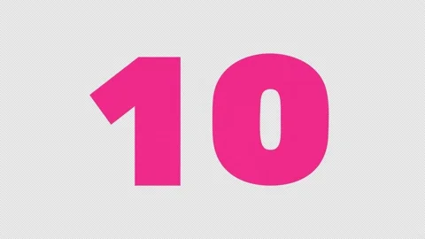 Modern countdown timer Video stock 166072005