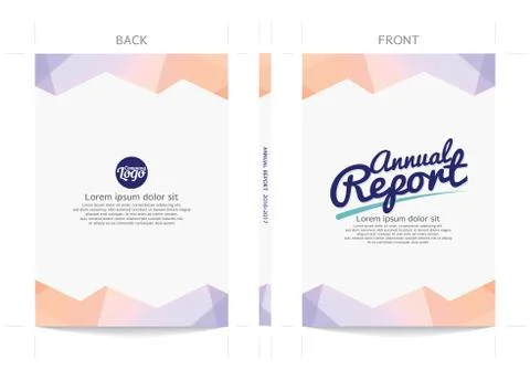 Modern Cover Template Vector Illustration Stock Illustration