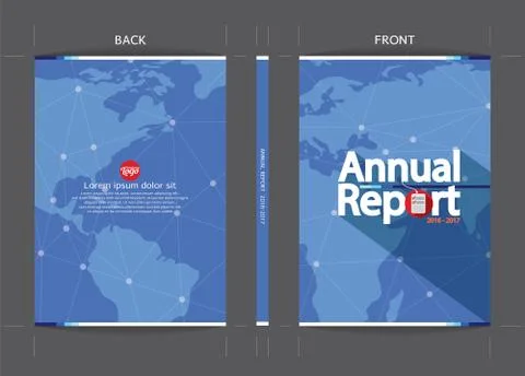 Modern Cover Template Vector Illustration Stock Illustration