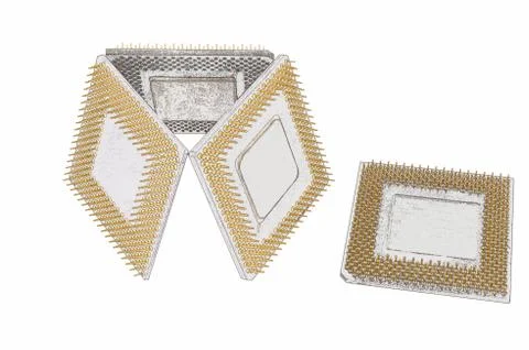 Modern CPU Stock Illustration
