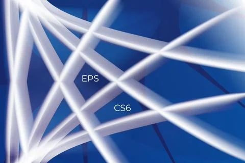 Modern creative abstract white shape isometric blue background design vector 스톡 일러스트