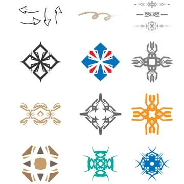 Modern Creative Colorful Abstract Background 库存插图