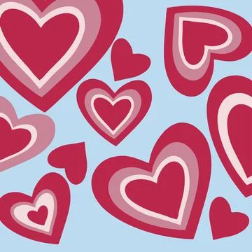 Modern creative decorative abstract background. Bright background with pink h Stock Illustration