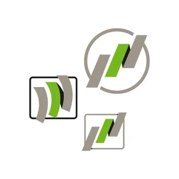 Modern creative idea of abstract building logo design vector illustration Ilustración de archivo
